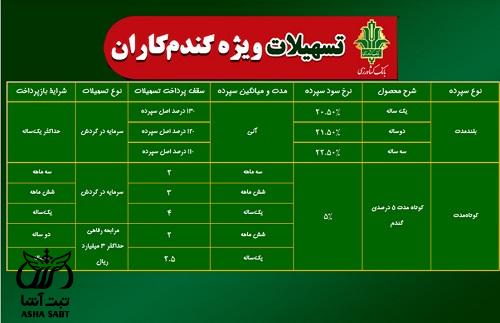 وام 200 میلیون تومانی ویژه گندم کاران بانک کشاورزی